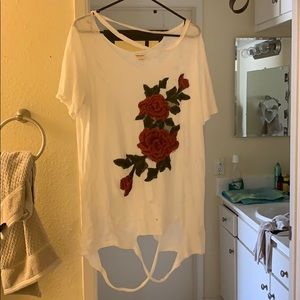 Ripped vintage style t-shirt